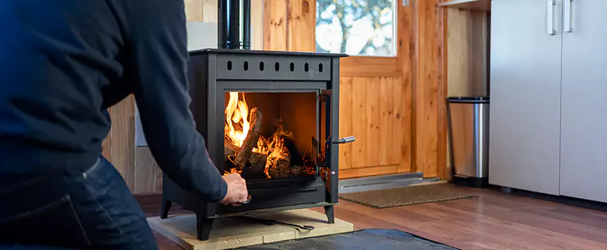 Open Hearth Wood Fireplace Installation in Woodmere, NY