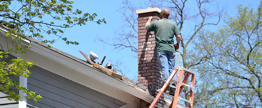 Vinyl and PVC Chimney Flashing Installation in Woodmere, NY
