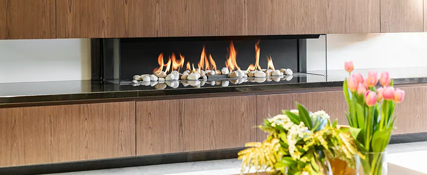 Double-height Fireplace Design Refurbishment in Woodmere, New York